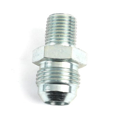 Fragola 8AN x 1/4-MPT  Straight Adapter Fitting - Steel