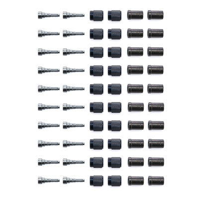 Fragola #3 Straight Crimp Fitting w/Collar (20pk)