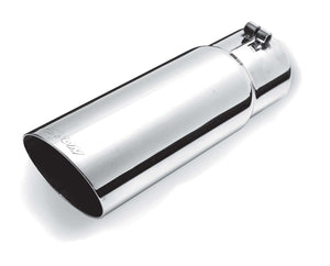 Gibson Stainless Single Wall An gle Exhaust Tip 500397