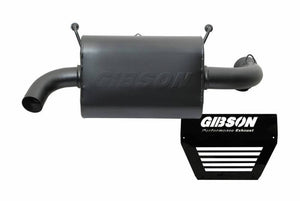 Gibson Single Exhaust Black Ceramic Polaris UTV 98020