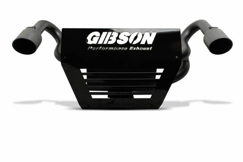 Gibson Dual Exhaust Black Ceramic Polaris UTV 98026