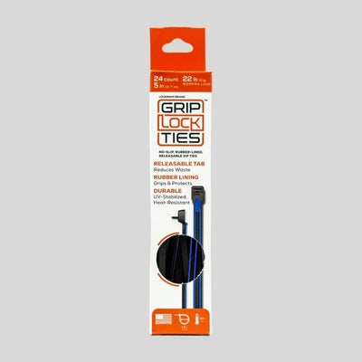 Grip Lock Zip Ties 5" Releasable (24pk)