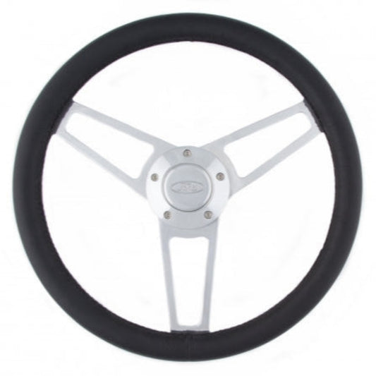 Grant 1903 Billet Series Leather Steering Wheel Ford Logo