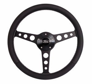 Grant 1928 Classic Series Black Steering Wheel Ford Logo/Install Kit