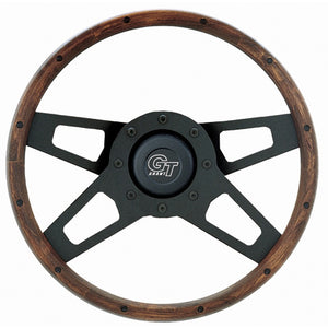 Grant 404 Steering Wheel 13.5" Black/Walnut