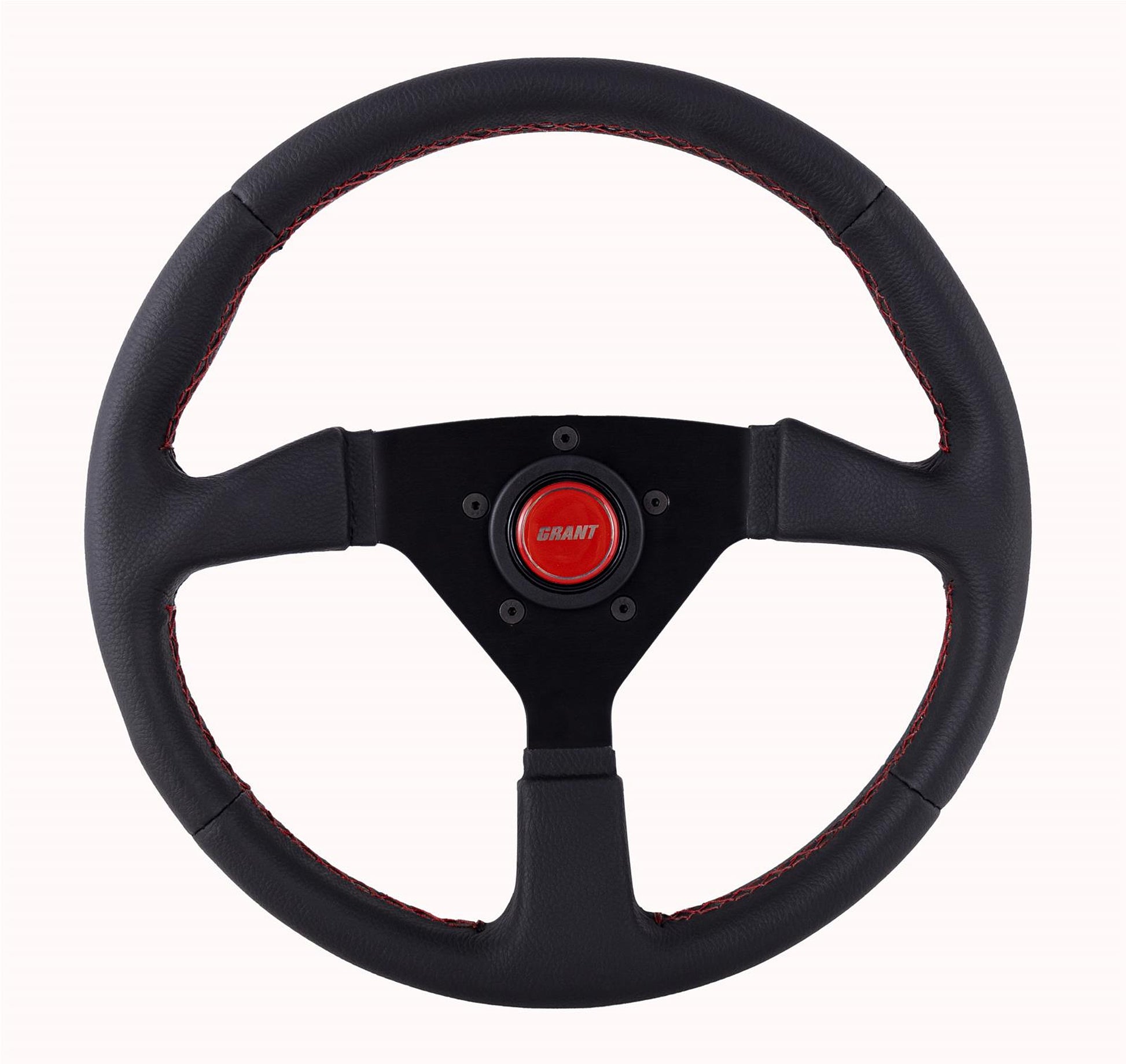 Grant Steering Wheel 13.75" Wrapped w/Red 625