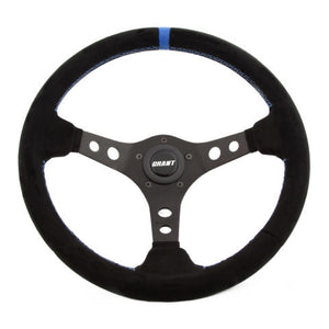 Grant 696 Suede Racing Steering Wheel w/Center Marker