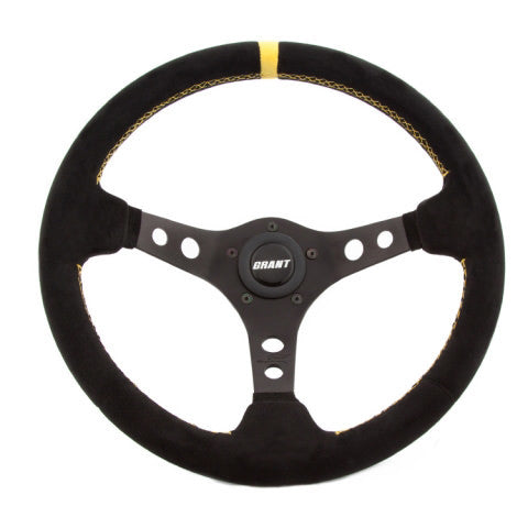 Grant 697 Suede Racing Steering Wheel w/Center Marker