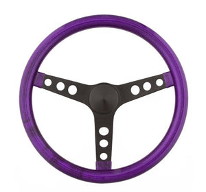 Grant 8453 Steering Wheel Metal Flake Purple/Spoke Black 13.5"