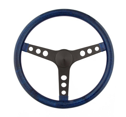 Grant 8456 Steering Wheel Metal Flake Blue/Spoke Black 13.5