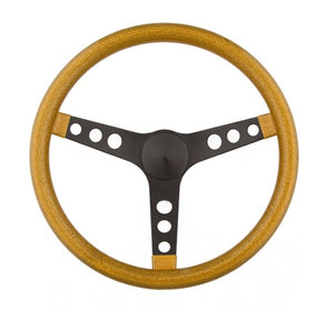 Grant 8457 Steering Wheel Metal Flake Gold/Spoke Black 13.5"