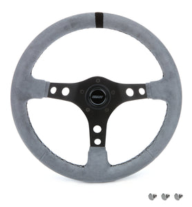 Grant 8514 Ultrasuede Steering Wheel Race Gray