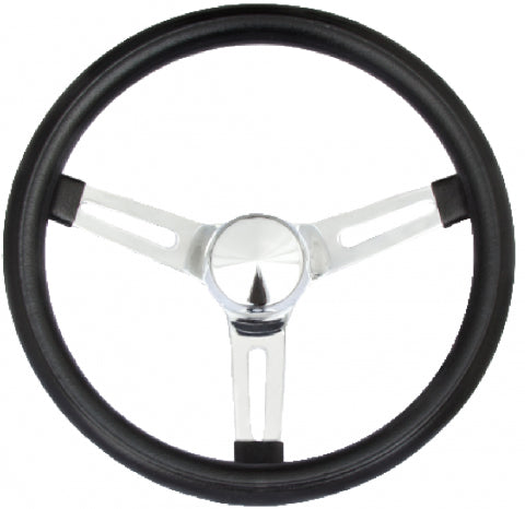 Grant 8546 Classic Series Chrome Slotted Steering Wheel