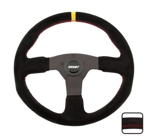 Grant 8547 Suede Series Steering Wheel 13.75