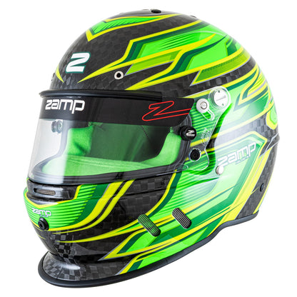 Zamp RZ-67D Carbon Helmet SA2025 (Green)