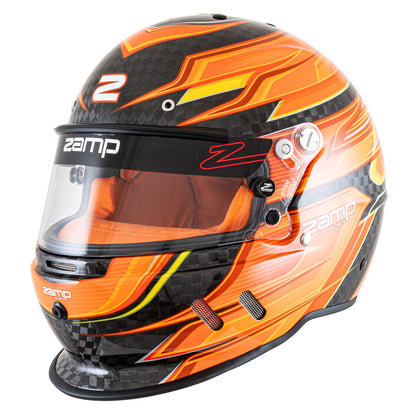 Zamp RZ-67D Carbon Helmet SA2025 (Orange/Yellow)