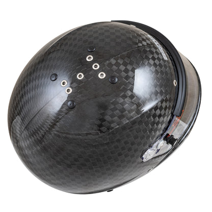Zamp RZ-67D Dirt Carbon Helmet, SA2025 (Gloss Carbon), Top