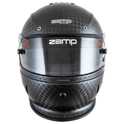 Zamp RZ-67D Dirt Carbon Helmet, SA2025 (Matte Carbon), Front