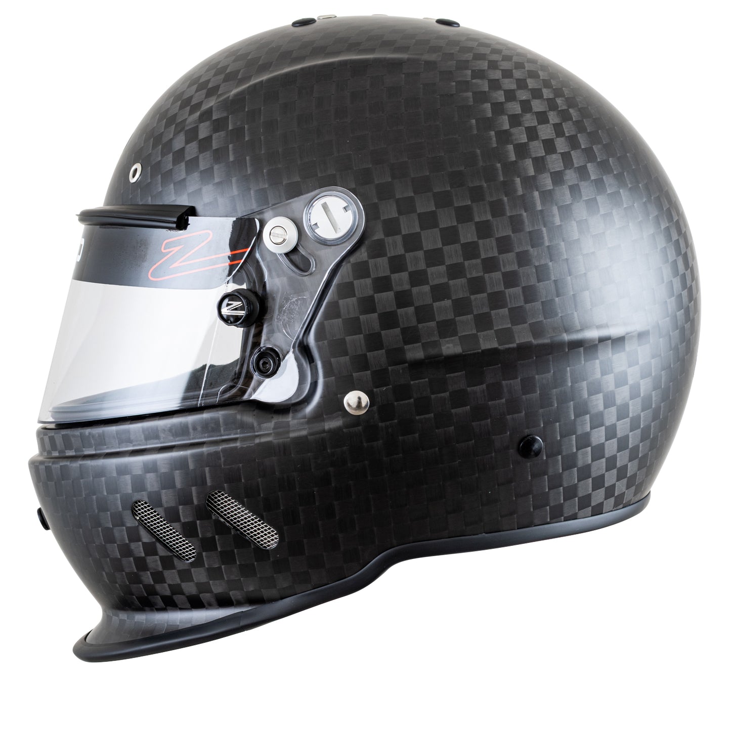Zamp RZ-67D Dirt Carbon Helmet H781CBF, SA2025 (Matte Carbon), Right Side