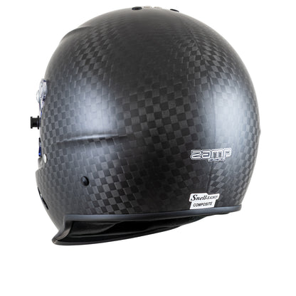 Zamp RZ-67D Dirt Carbon Helmet, SA2025 (Matte Carbon), Back