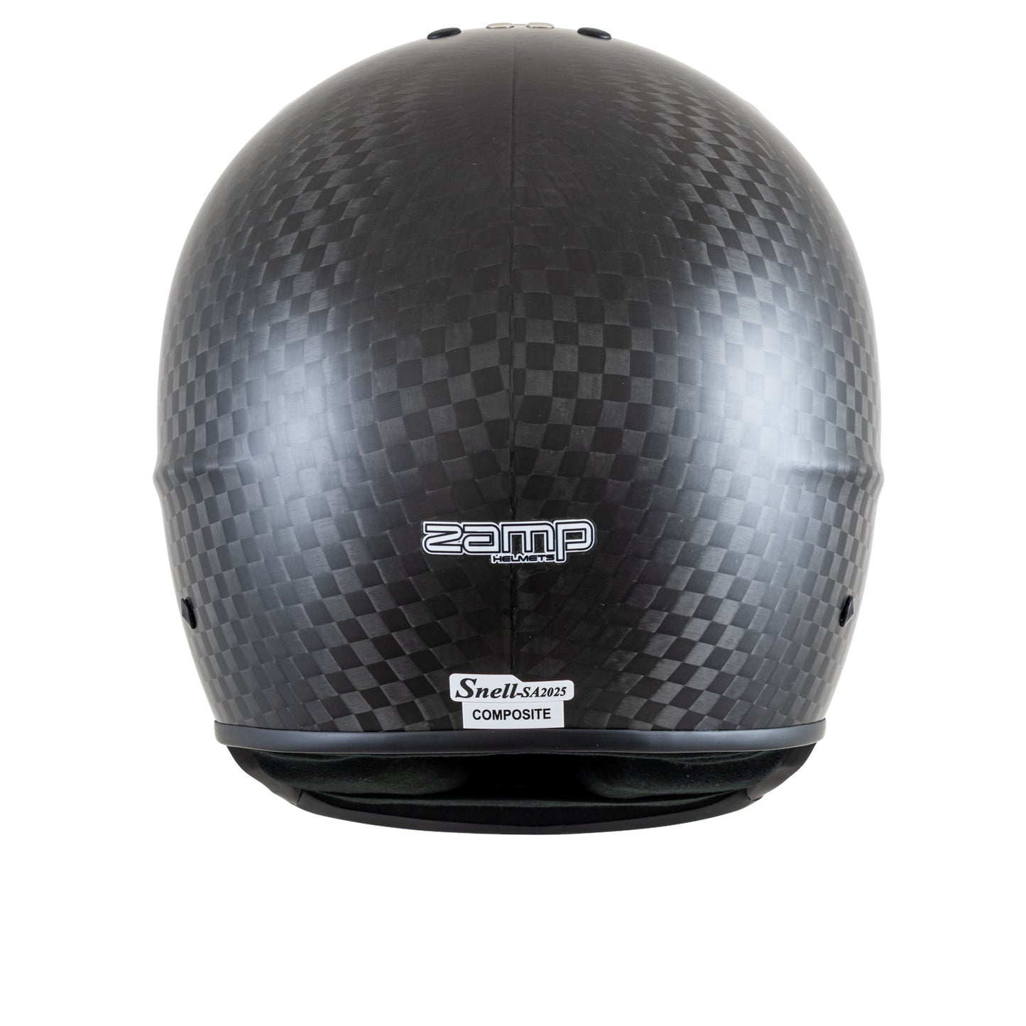 Zamp RZ-67D Dirt Carbon Helmet, SA2025 (Matte Carbon). Back