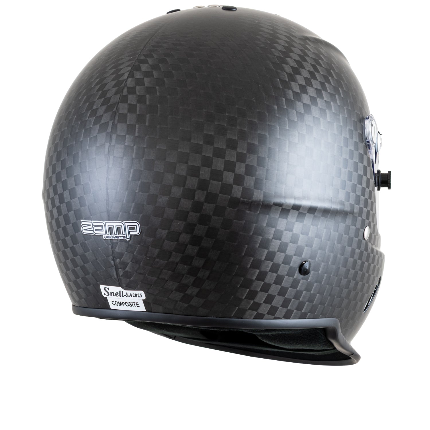 Zamp RZ-67D Dirt Carbon Helmet, SA2025 (Matte Carbon), Back