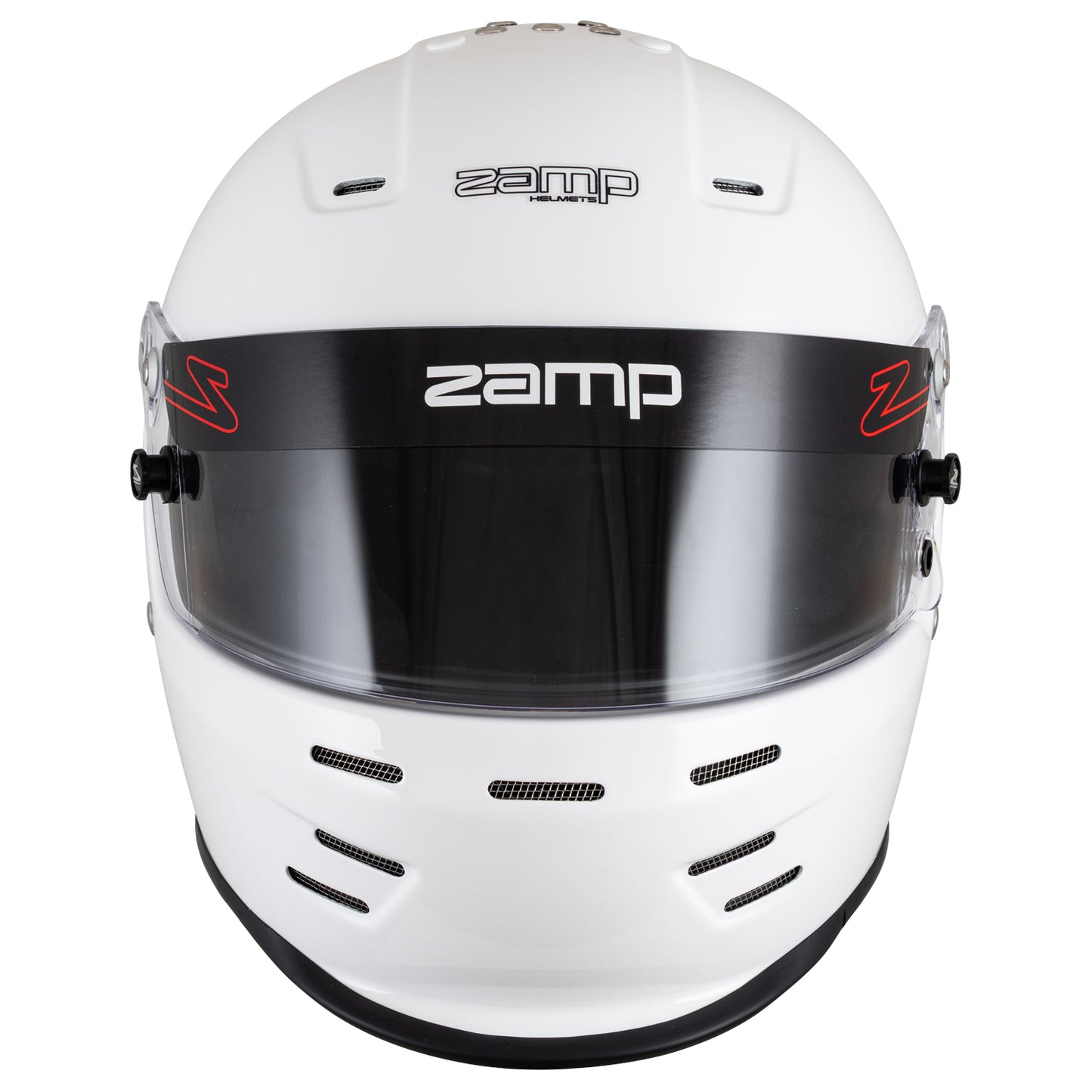 Zamp RZ-38 Helmet, SA-2025 (White), Front 