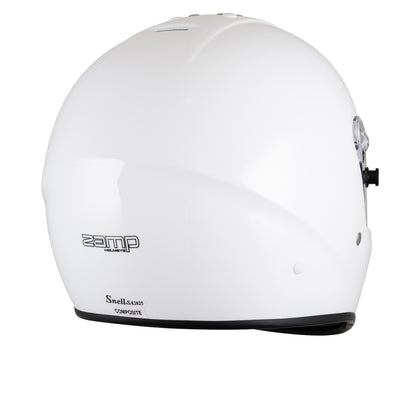 Zamp RZ-38 Helmet, Snell SA-2025 (White), Back