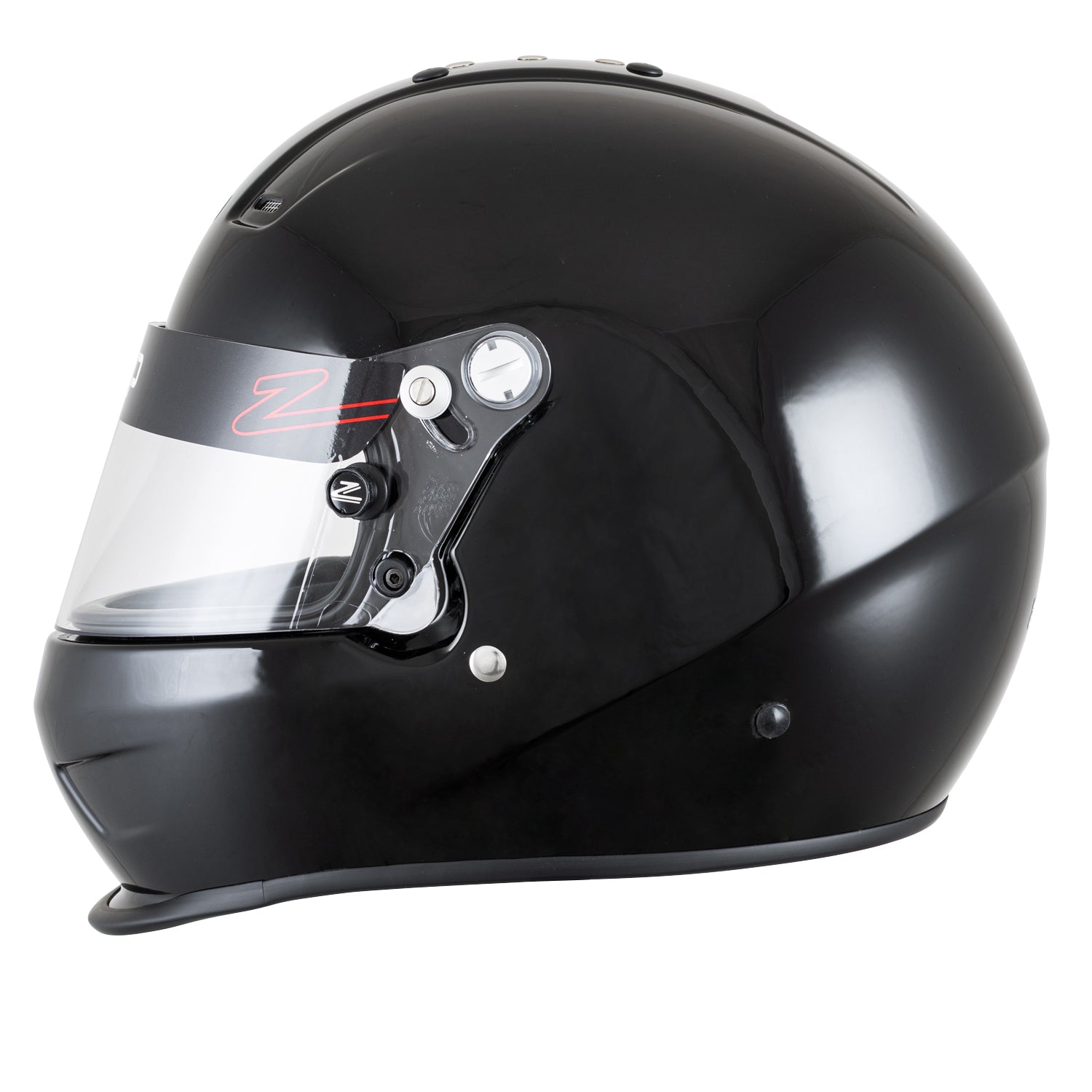 Zamp RZ-38 Dirt Helmet SA2025 (Gloss Black) - Side