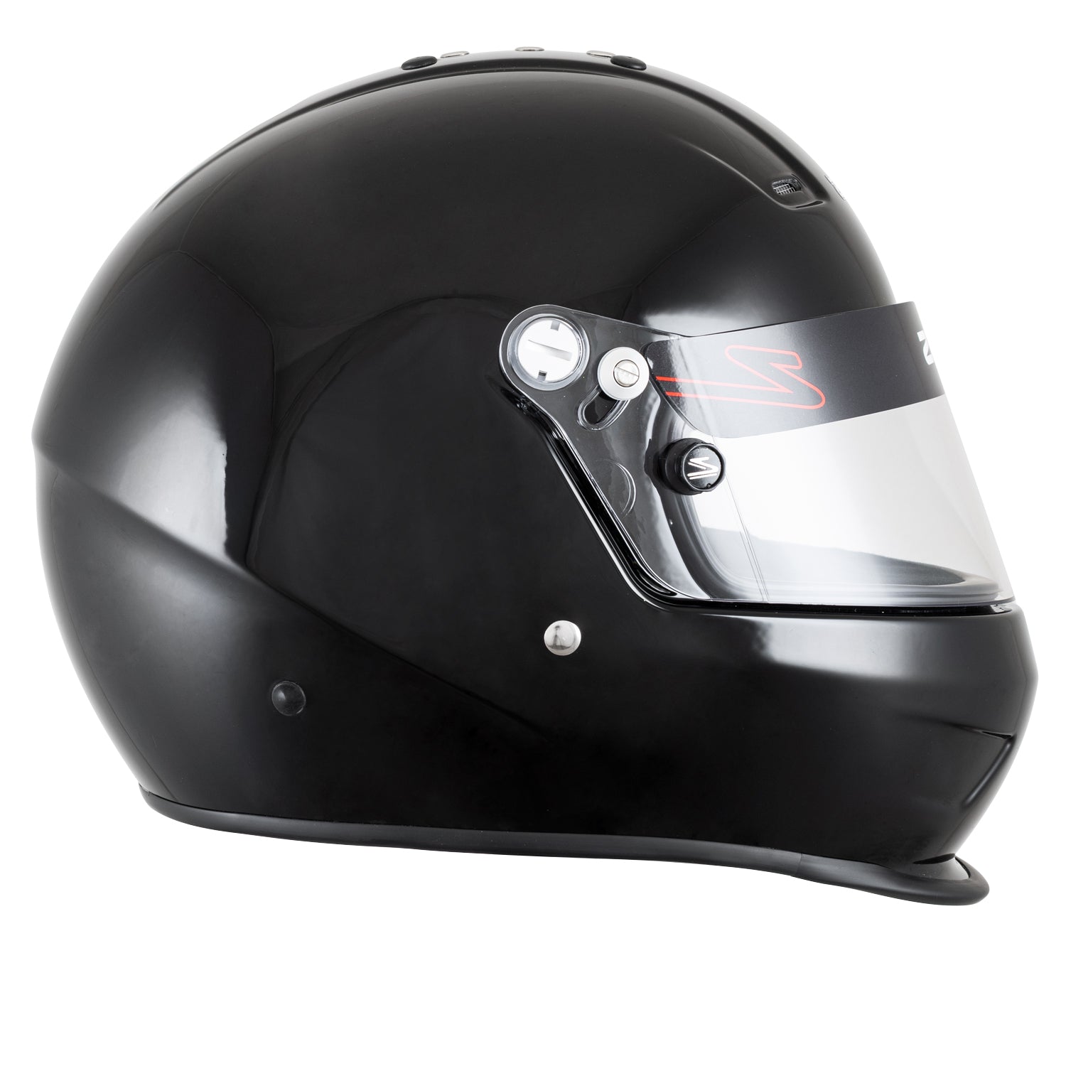 Zamp RZ-38 Dirt Helmet SA2025 (Gloss Black) - Right Side