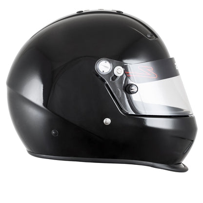 Zamp RZ-38 Dirt Helmet SA2025 (Gloss Black) - Right Side