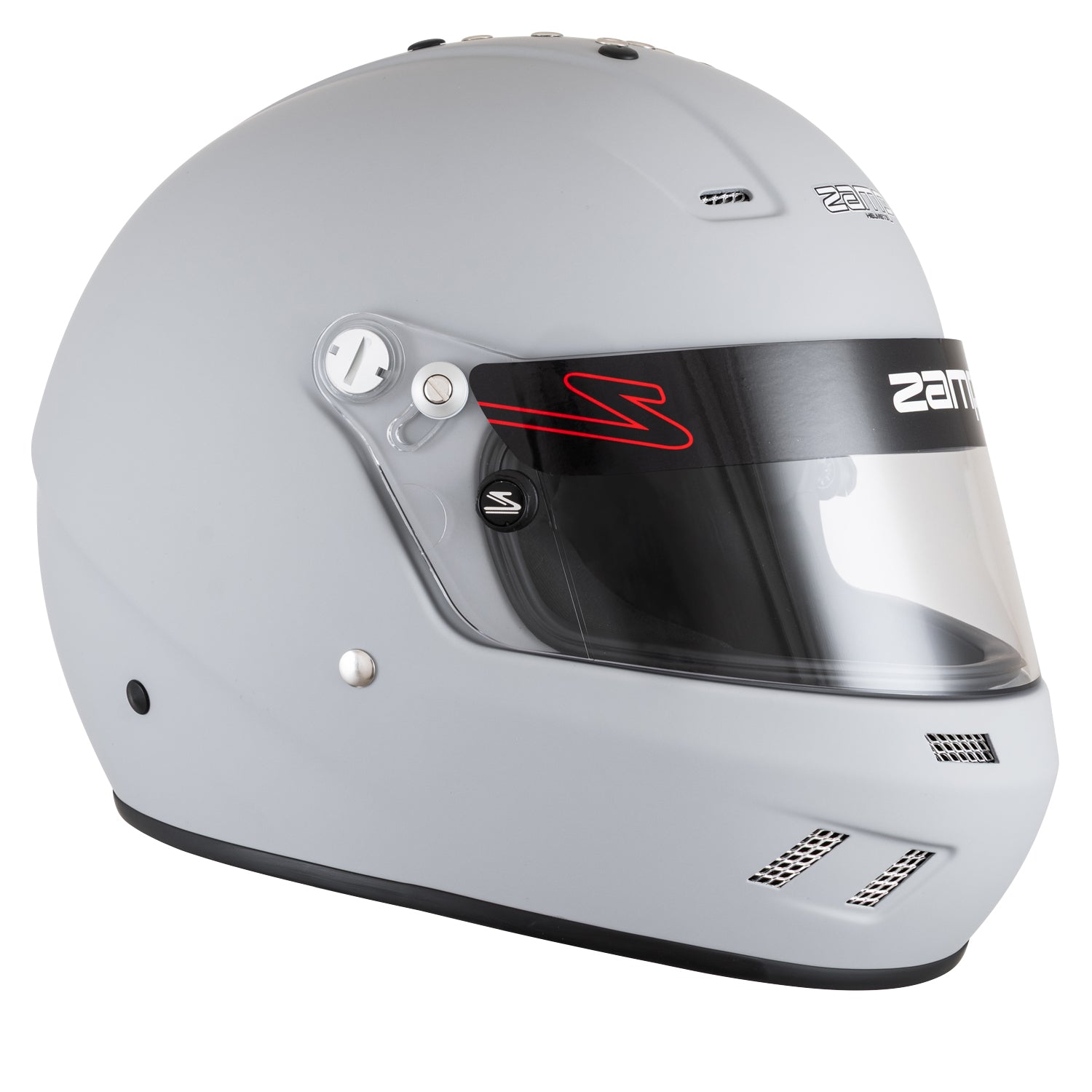 Zamp RZ-57 V Race Helmet (Gray) SA2025, Right