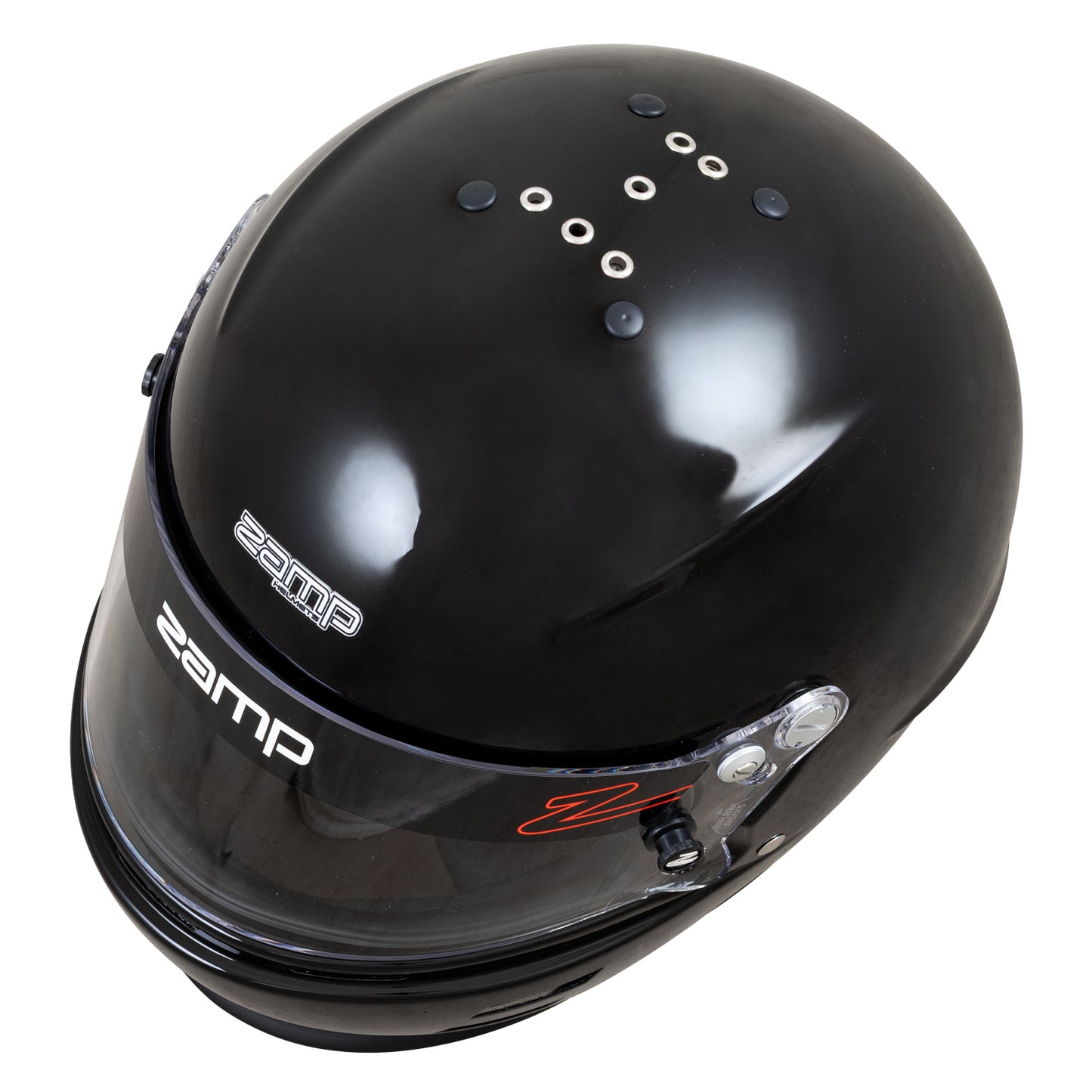 Zamp RZ-61S Helmet - Snell SA2025 (Black, Top)