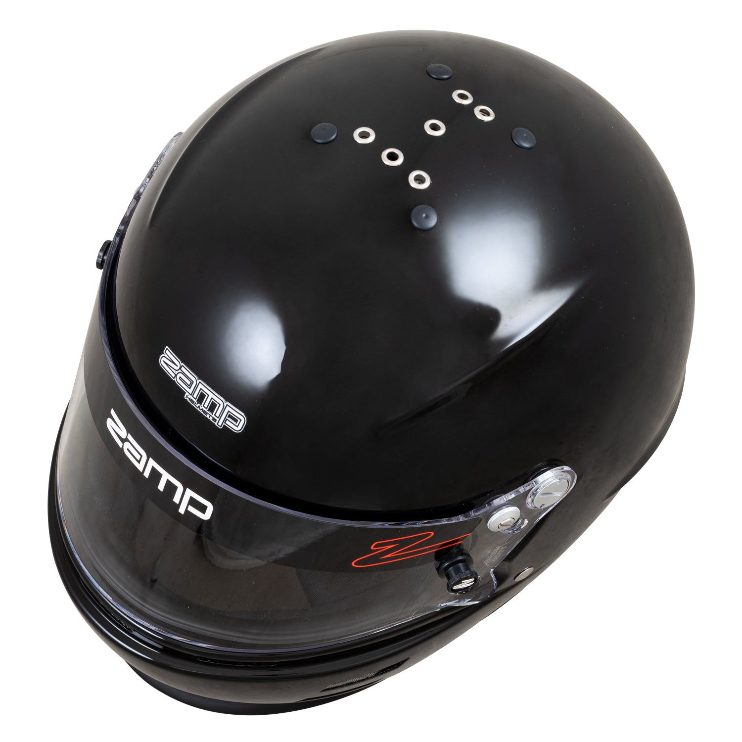Zamp RZ-61S Helmet - Snell SA2025 (Black, Top)