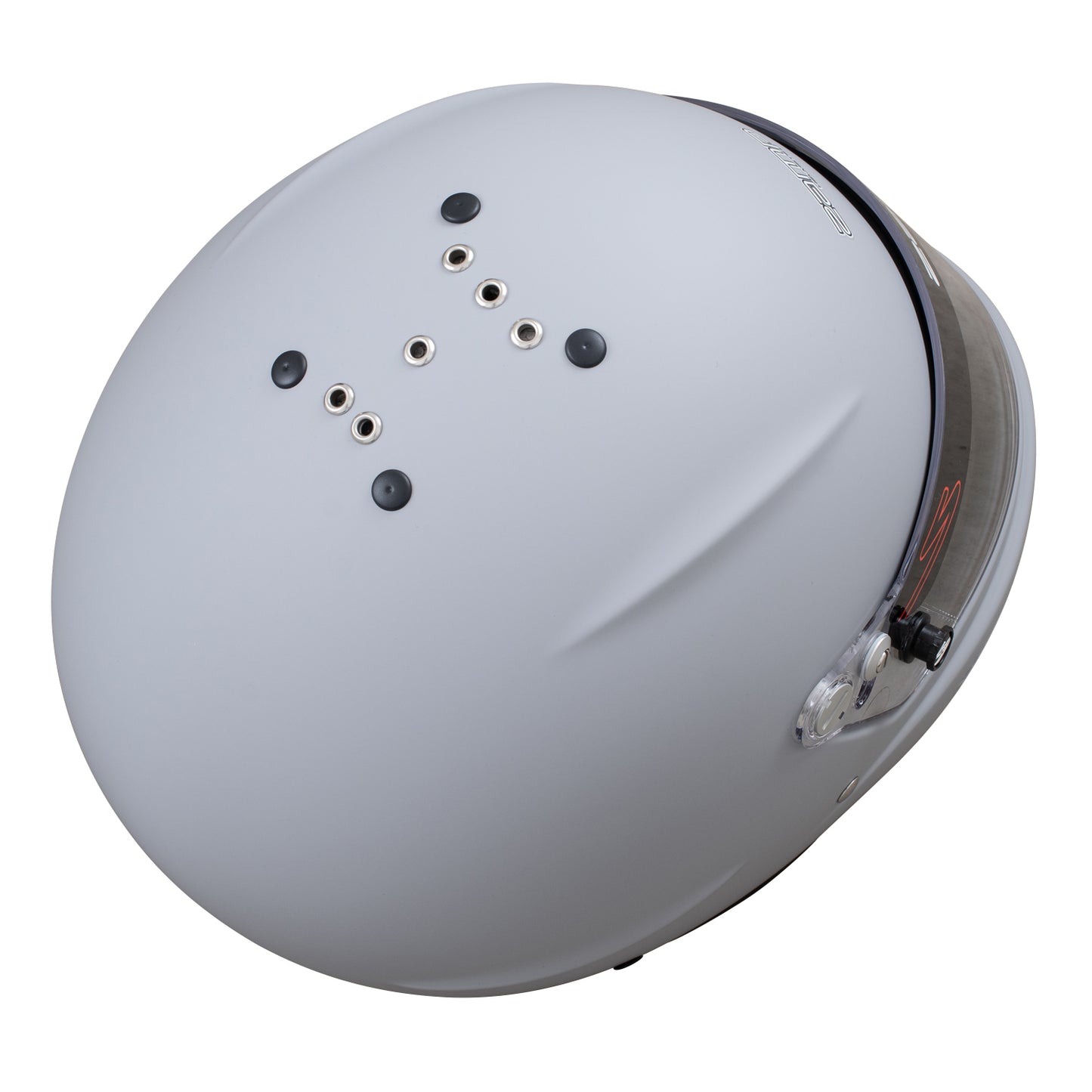 Zamp RZ-61S Helmet - Snell SA2025 (Matte Gray, Top)