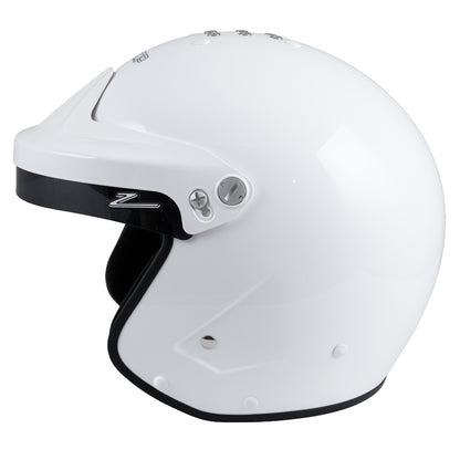 Zamp RZ-19F Open Face Helmet, FIA 8859-2024 & Snell SA2025 (view of Left Side)