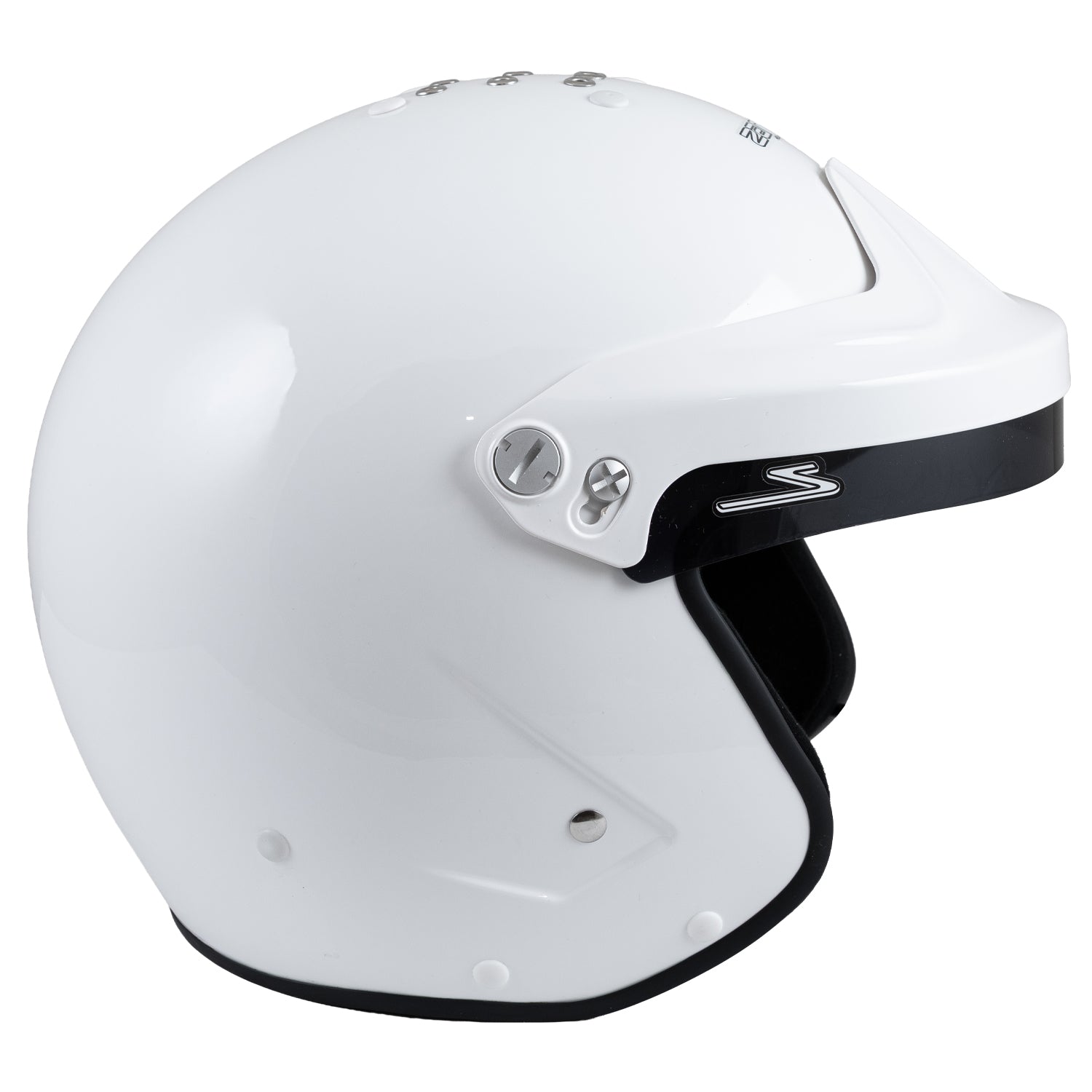Zamp RZ-19F Open Face Helmet, FIA 8859-2024 & Snell SA2025 (view of Right Side)
