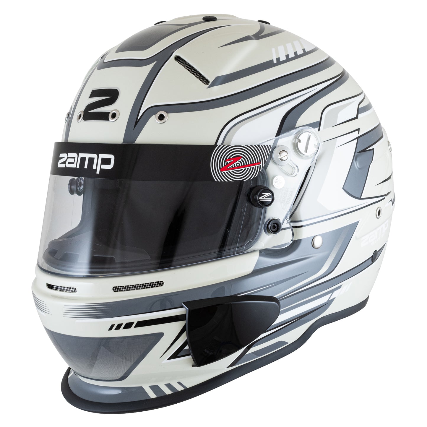 Zamp RZ-70S Graphic Helmet (Grey Graphic)