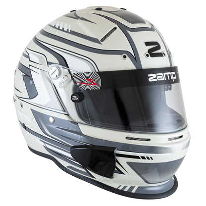 Zamp RZ-70S Graphic Helmet (Gray Graphic)