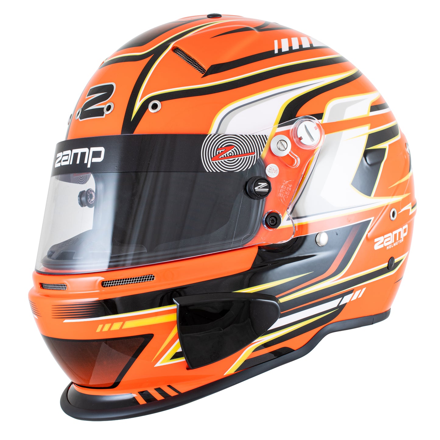Zamp RZ-70S Graphic Helmet (Orange Graphic)