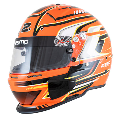 Zamp RZ-70S Graphic Helmet (Orange Graphic)