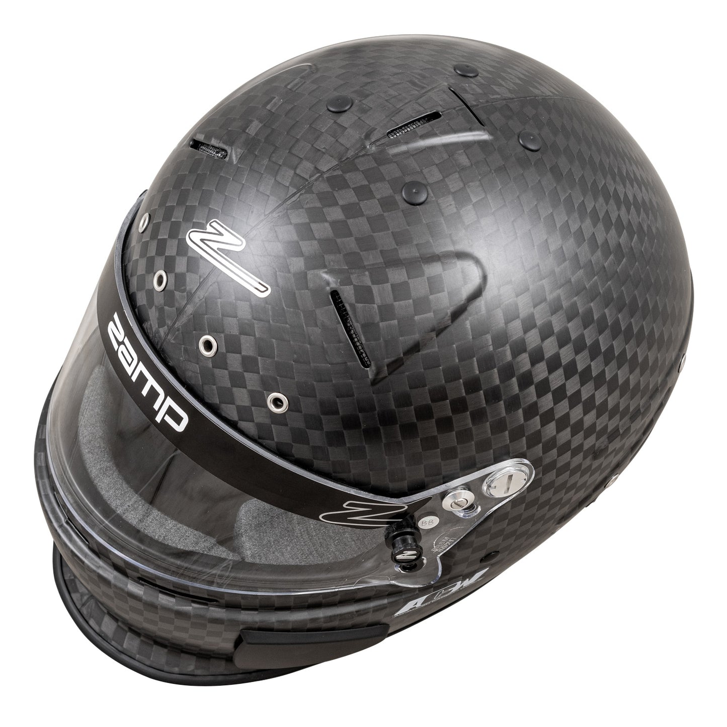 Zamp RZ-88C Gloss Carbon Helmet, FIA 8860-2018 (Top)