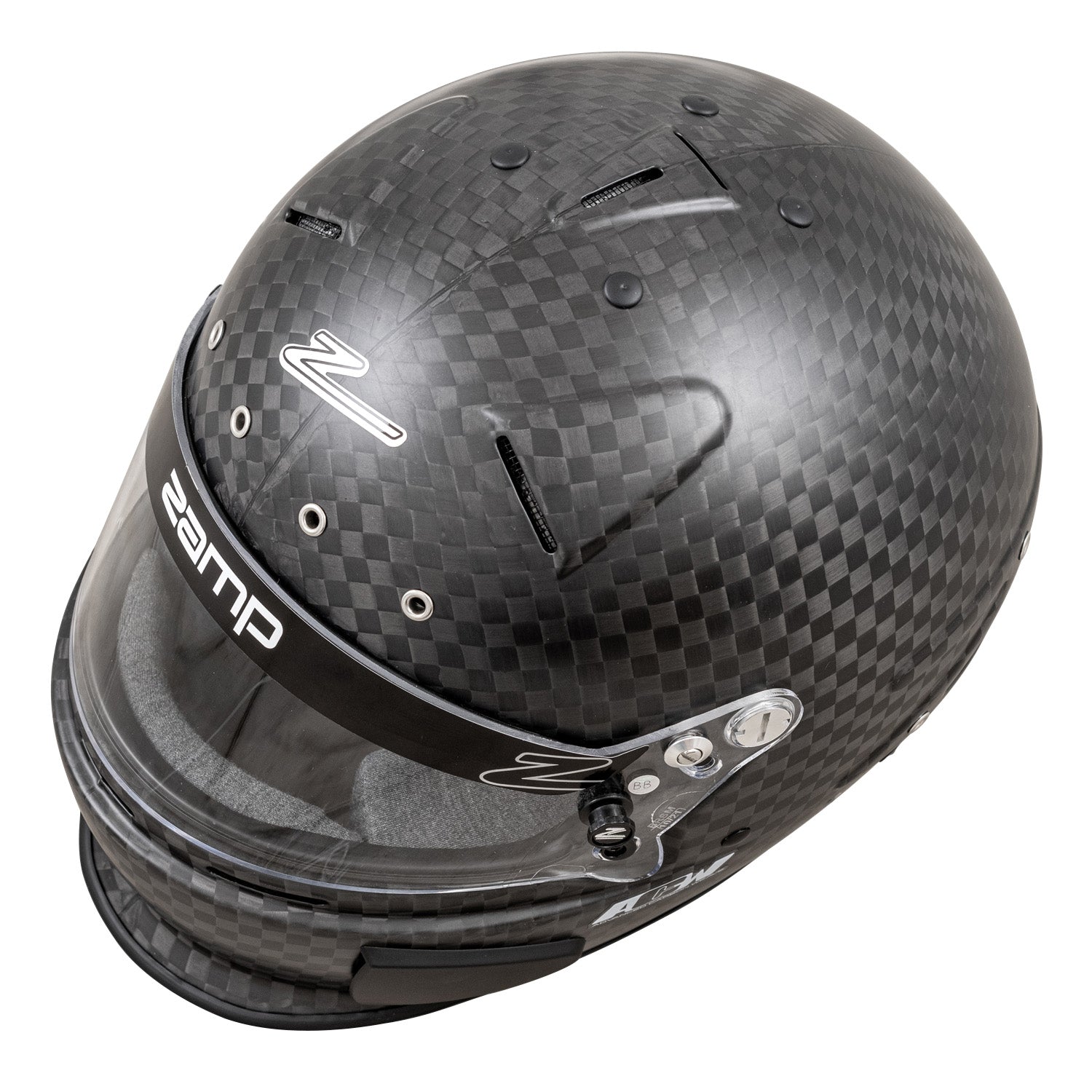 Zamp RZ-88C Gloss Carbon Helmet, FIA 8860-2018 (Top)