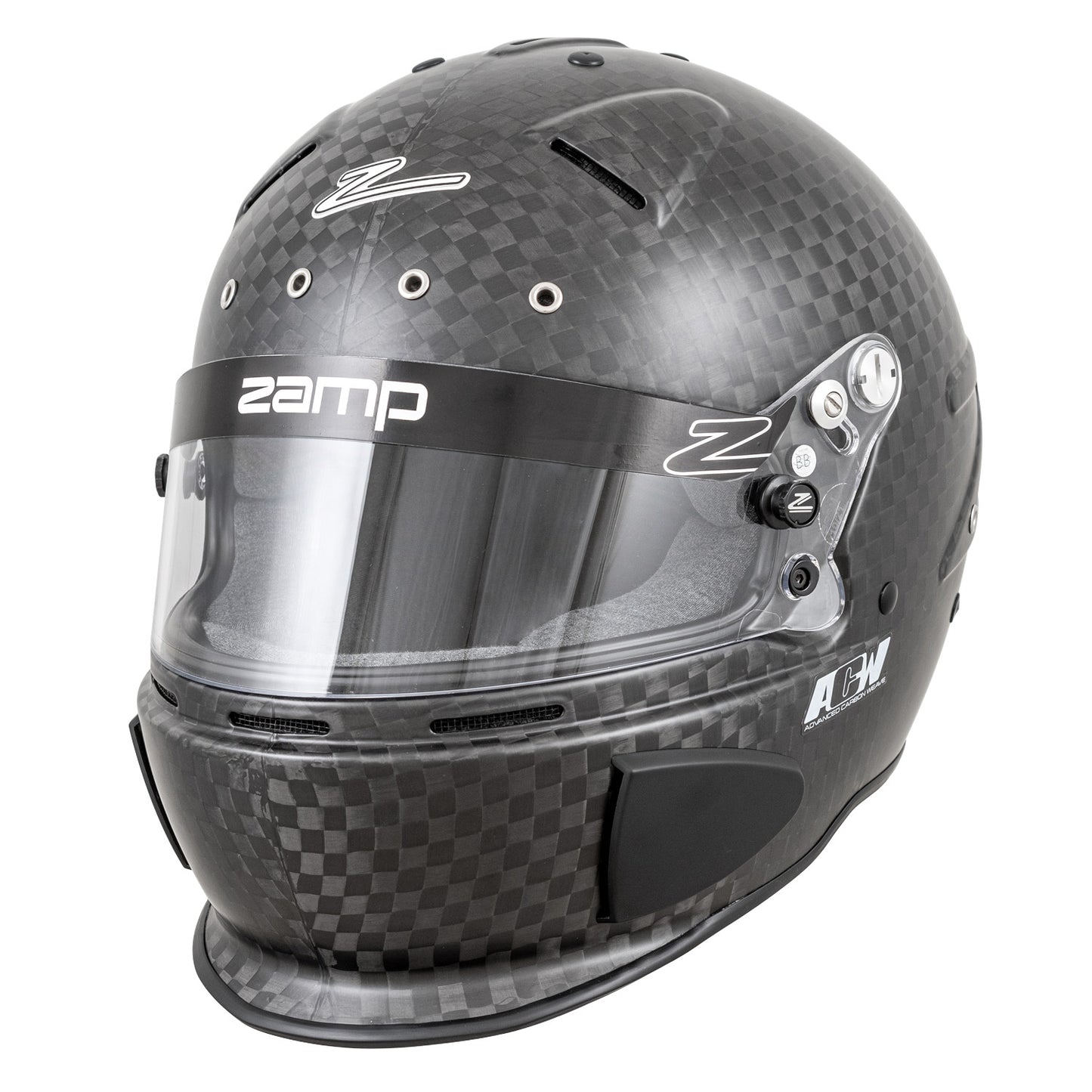 Zamp RZ-88C Closed Cockpit Gloss Carbon Helmet, FIA