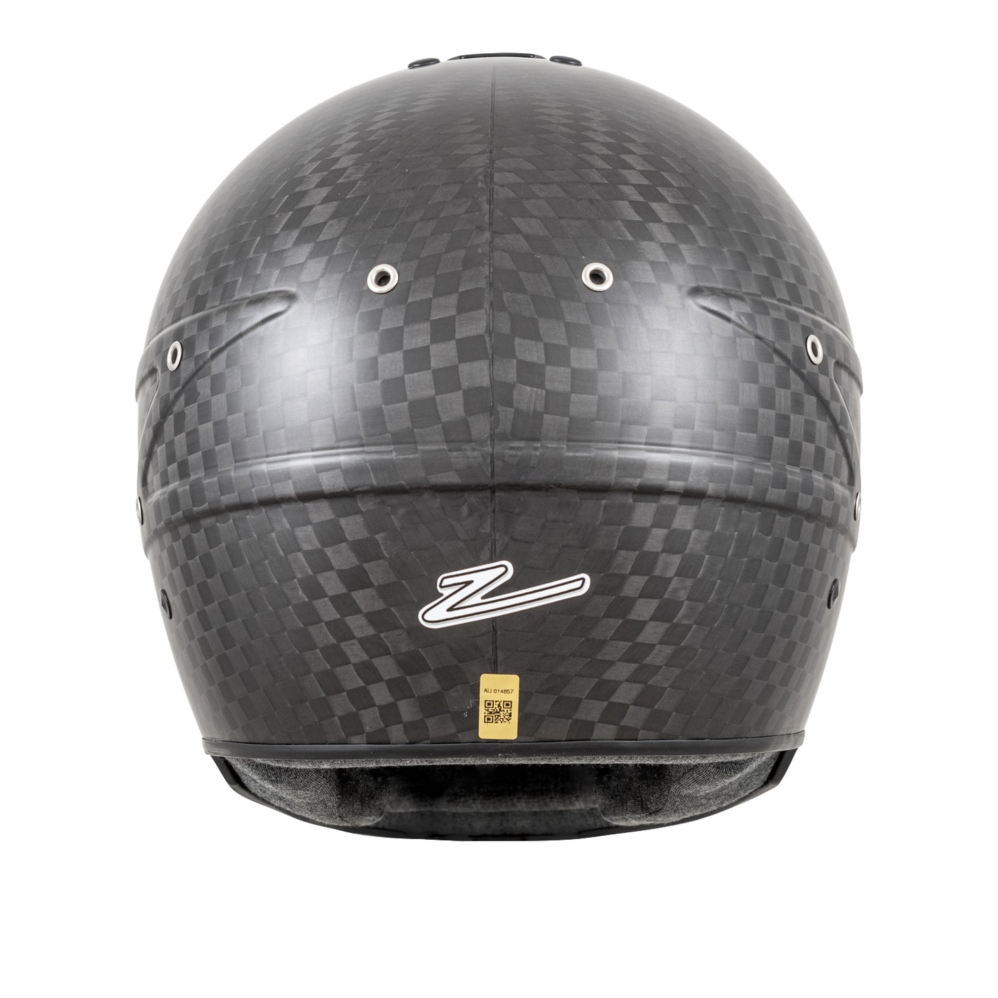 Zamp RZ-88C Closed Cockpit Gloss Carbon Helmet, FIA (back)
