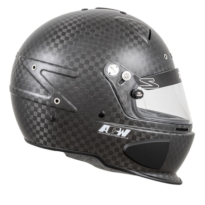 Zamp RZ-88C Closed Cockpit Gloss Carbon Helmet (right)