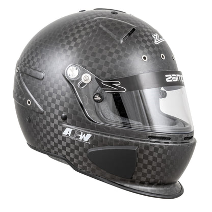 Zamp RZ-88C Closed Cockpit Gloss Carbon Helmet (right)
