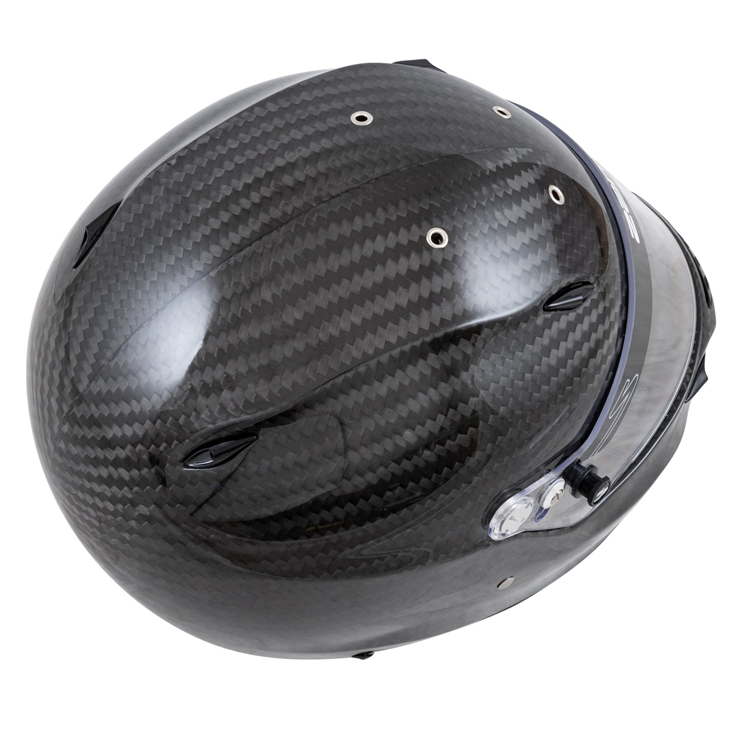 Zamp RZ-880 Matte Carbon Helmet, FIA 8860-2018 (Top)