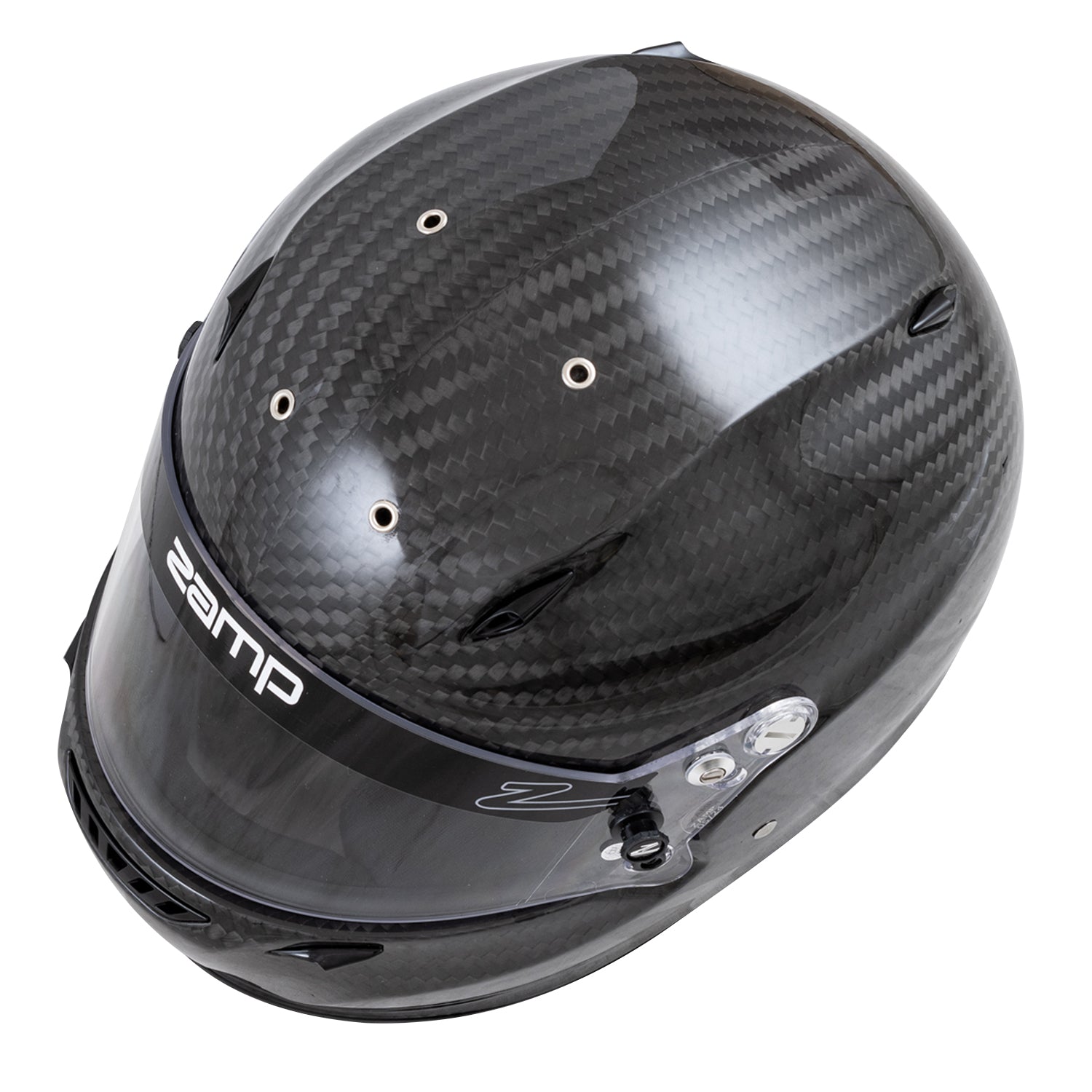 Zamp ZR-90 Gloss Carbon Helmet - FIA 8860-2018 (Top)