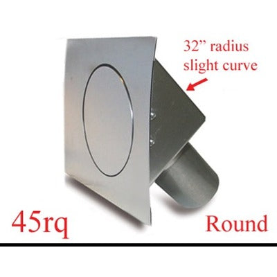 Hagan Street Rod Round Quarter Panel w/Fuel Door FD45RQ